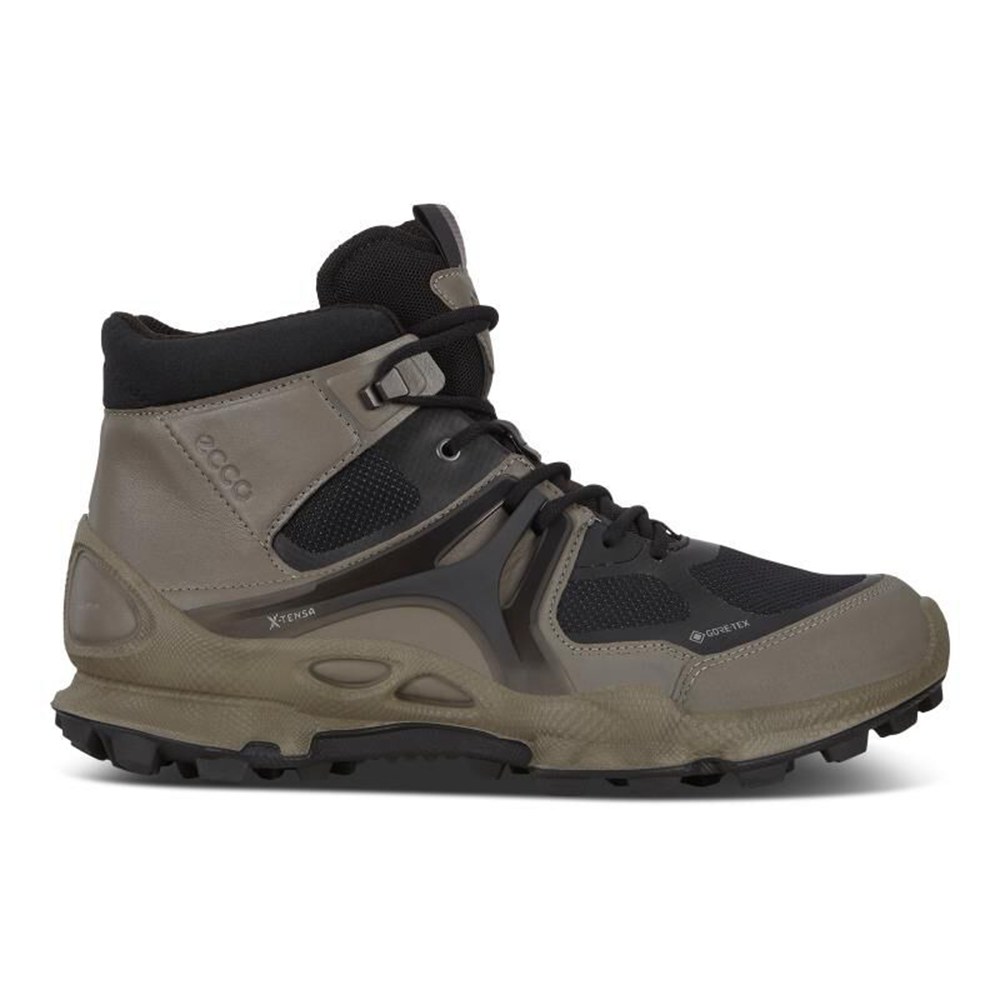 Tenis De Montaña Hombre - ECCO Biom C-Trail Mid Gtx - Negros/Grises - XSM769453